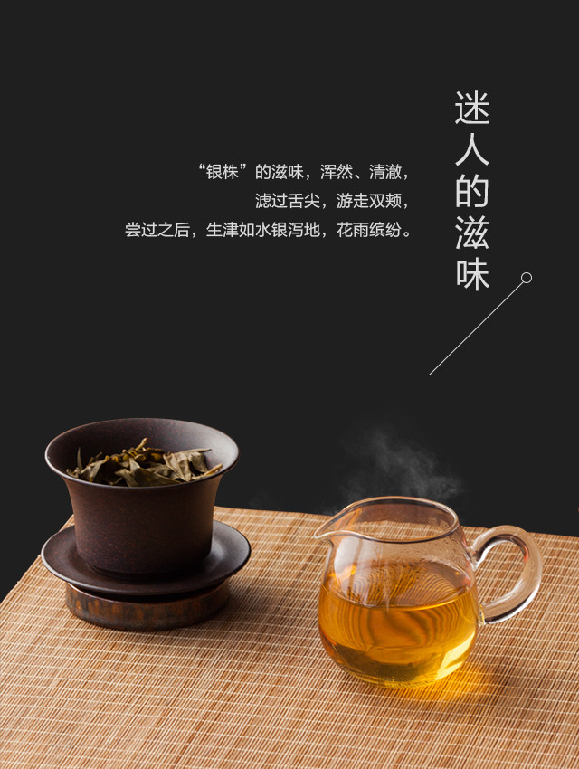 同睿堂冰岛古树银珠普洱茶 100g/盒