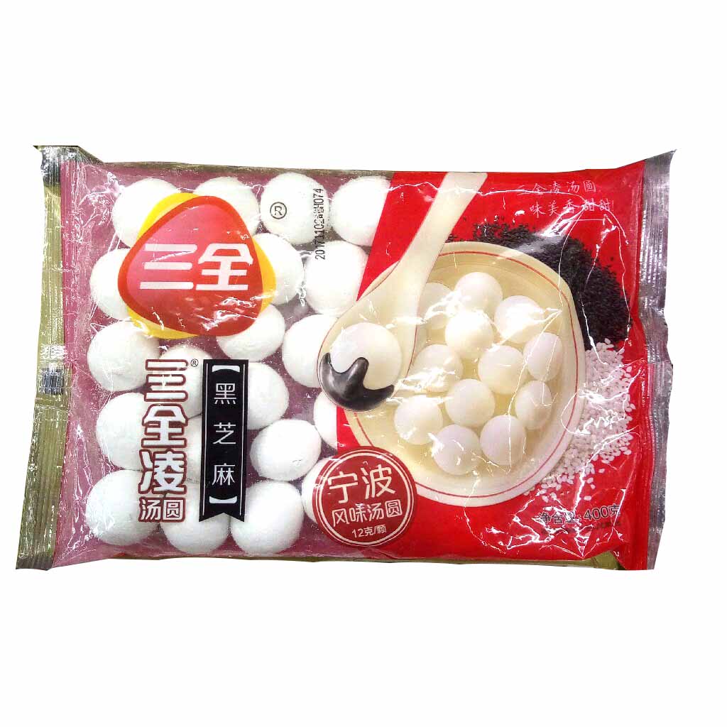 【食品】三全简装黑芝麻汤圆400g