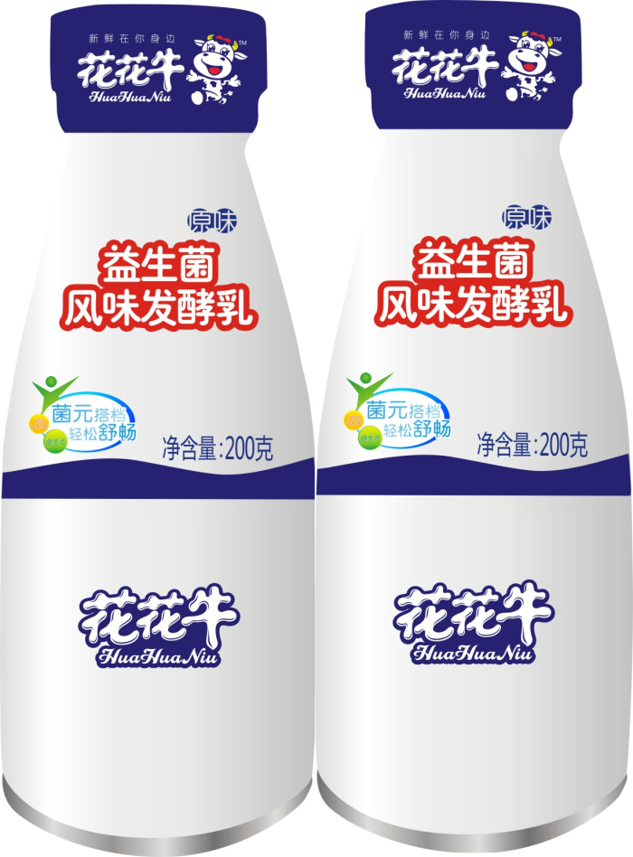 花花牛益生菌风味发酵乳(30天)