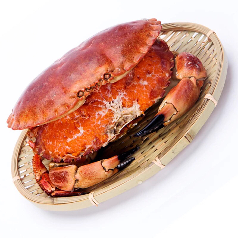 英国进口面包蟹(黄金蟹),熟冻螃蟹,个个满籽(600-800g