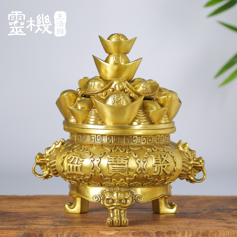 灵机吉品2019年流年横财就手聚宝盘 大小号