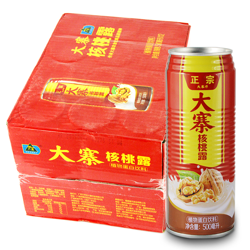 大寨研磨核桃露500ml/罐