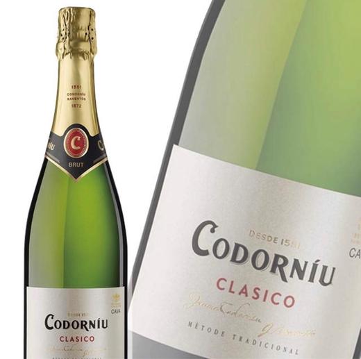 西班牙原瓶进口起泡酒 科多纽起泡葡萄酒 Codorniu Clasico Brut 单支装750ml 商品图0
