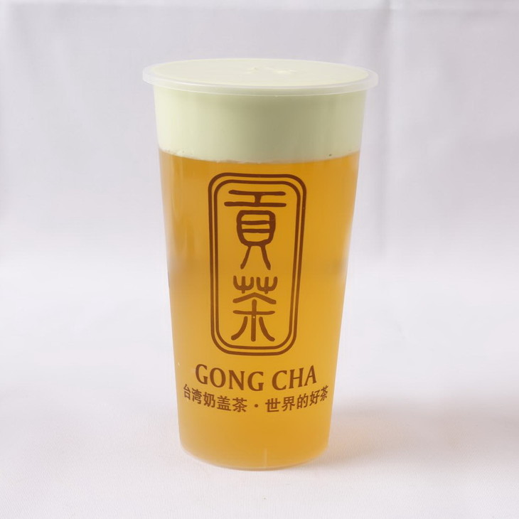 贡茶|抹茶珍珠奶盖茶