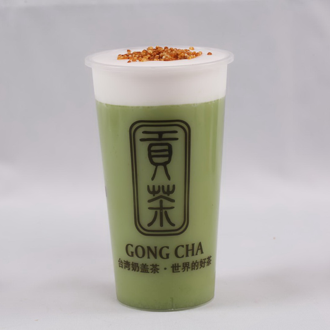 贡茶|香米奶盖抹茶