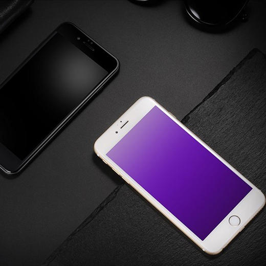 苹果iPhone66s6p6sP787P8PX抗紫光全屏软边钢化膜蓝屏 商品图4