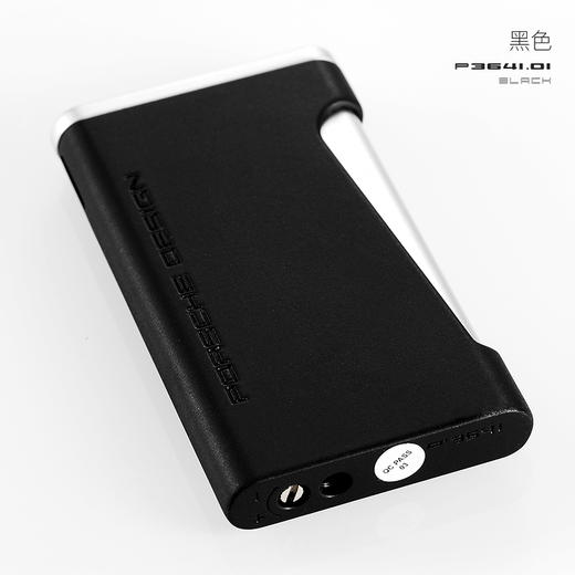保时捷 P3641 超薄打火机防风可充气体蓝色直冲火焰 商品图3