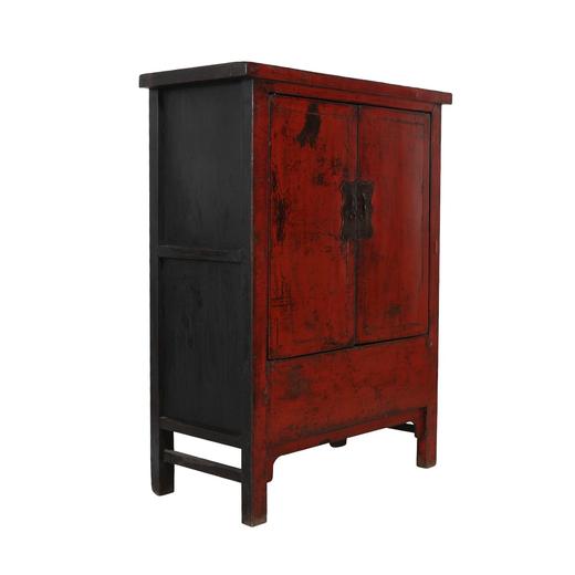 清晚期山西红漆描金柜 商品图2