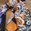 羊毛金属丝印花披肩 商品缩略图10