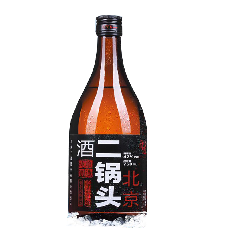 【酒百汇】兰道北京二锅头酒750ml42%vol单瓶