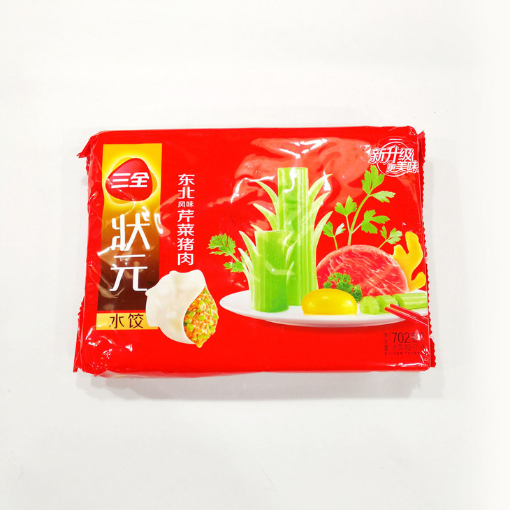 三全状元水饺东北702g(芹菜猪肉/酸菜猪肉)