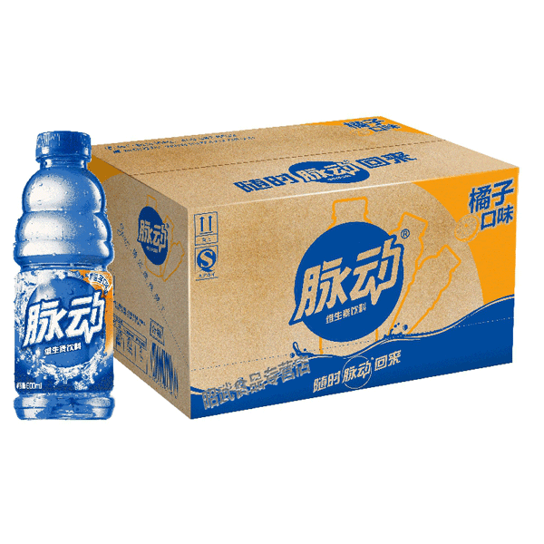 脉动橘子味600ml*15瓶