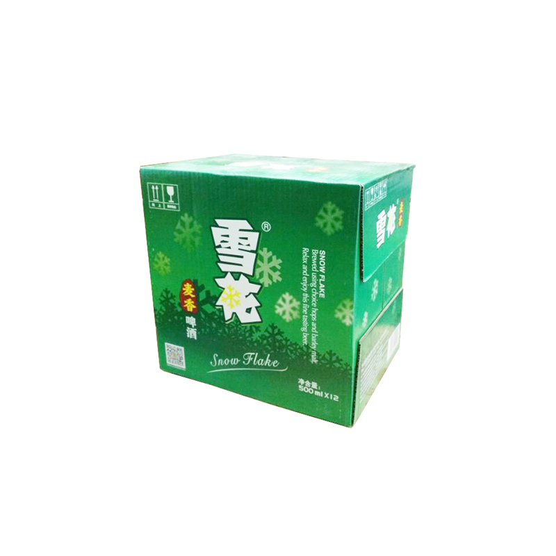 [啤酒]雪花麦香瓶酒500ml*12瓶
