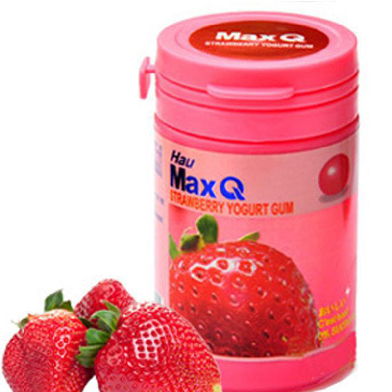 maxq无糖口香糖(草莓优格)50g