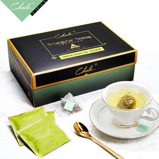CHALI茶里 | 茉莉绿茶礼盒（50包三角袋泡茶） 商品图0