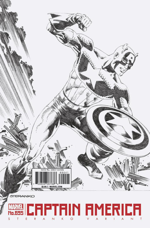 美国队长 主刊 Captain America V8（2017）变体 商品图11