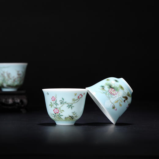 天青粉彩十二花神套组 商品图2