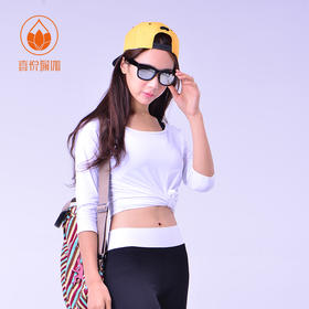 xiyueyoga-依琦莲旗下品牌彩色锦纶漏肚脐 X06005