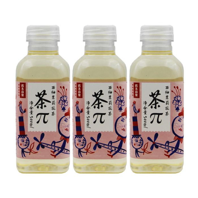 500ml15瓶茶π西柚茉莉