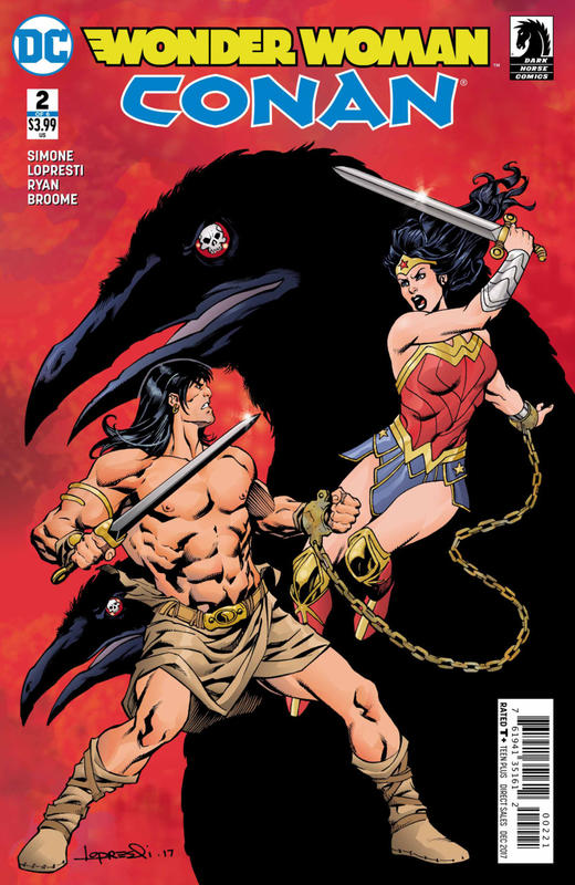 神奇女侠/蛮王柯南 斜线 Wonder Woman/Conan（2017）变体 商品图4