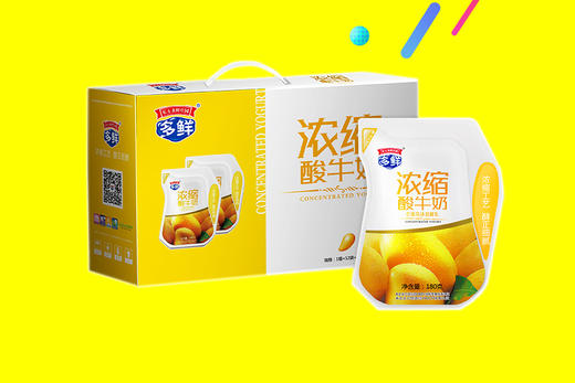 浓缩芒果酸奶180g*12袋/箱 商品图2