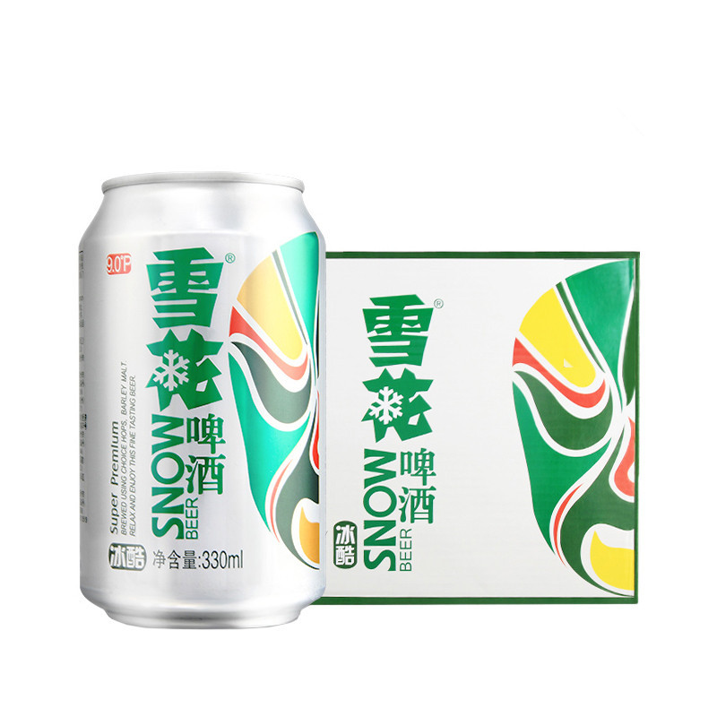 【年货】雪花冰酷啤酒 330ml*24罐