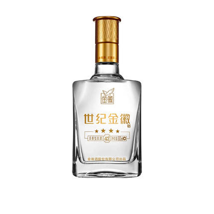 【年货节】42度世纪金徽四星500ml×4浓香型白酒整箱 商品图2