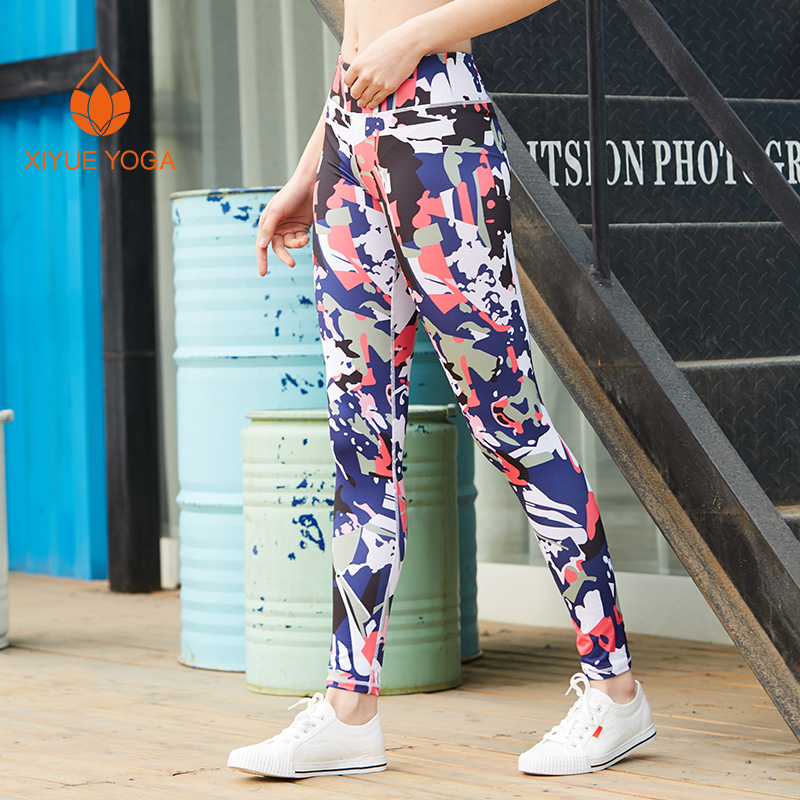 xiyueyoga-依琦莲旗下品牌 跑步健身运动裤锦纶瑜伽裤女 X07020