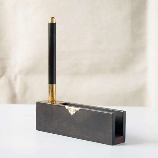 如意--文房两件套 （笔座：长124mm*宽27mm*高38mm，笔：长125mm*直径10mm） 商品图2