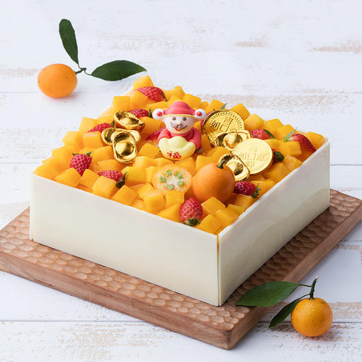 【限时特惠158元】金玉满堂蛋糕-2磅（高州） 商品图0