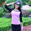 xiyueyoga-依琦莲旗下品牌春夏新款瑜伽服单件上衣运动健身服X06009七分 商品缩略图4
