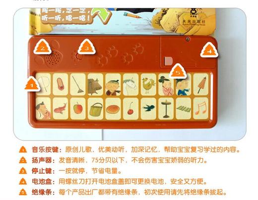 国学经典发声系列 我会读《弟子规》 乐乐趣认知发声书 正版 商品图1