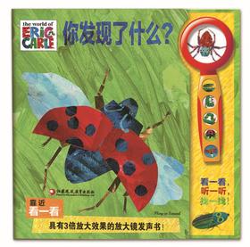 带有3倍放大镜的有声书《你发现了什么？》艾瑞克•卡尔特别定制