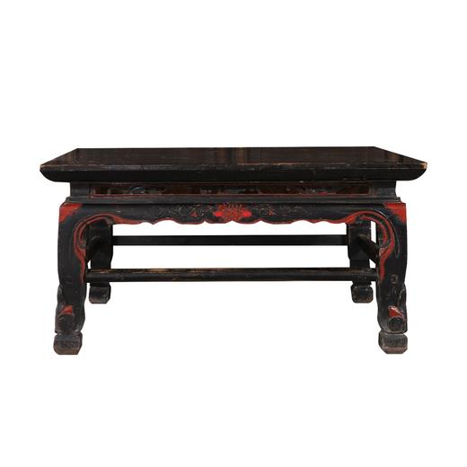 清晚期云南核桃木矮方桌茶几 QQ11090038120 商品图1