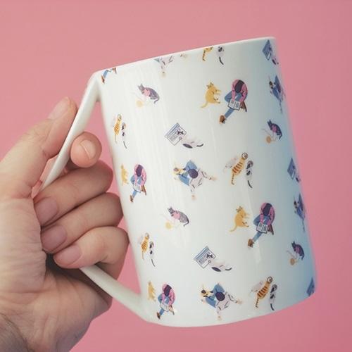 毛茸茸的朋友马克杯-猫款 商品图3