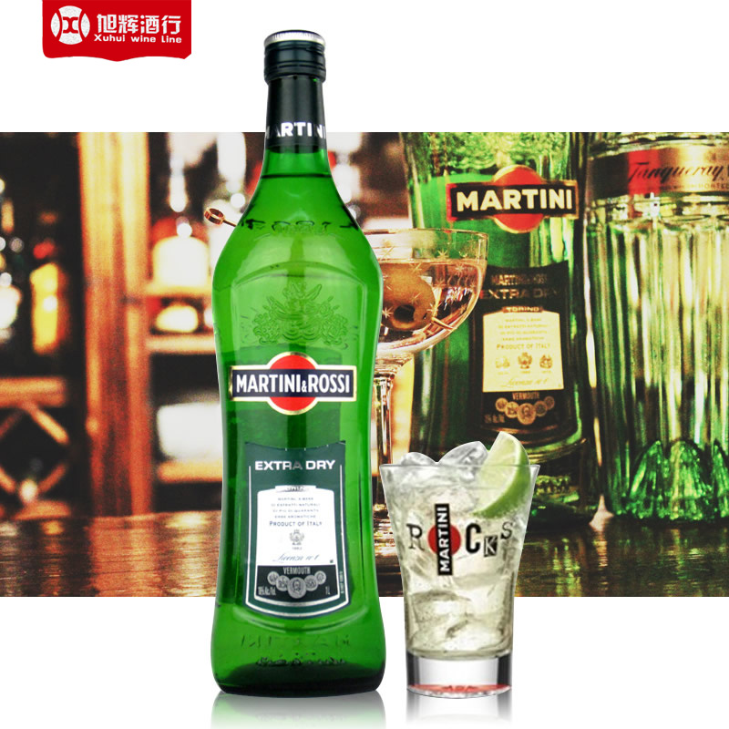 意大利原装 martini extra dry 马天尼干威末酒1000ml