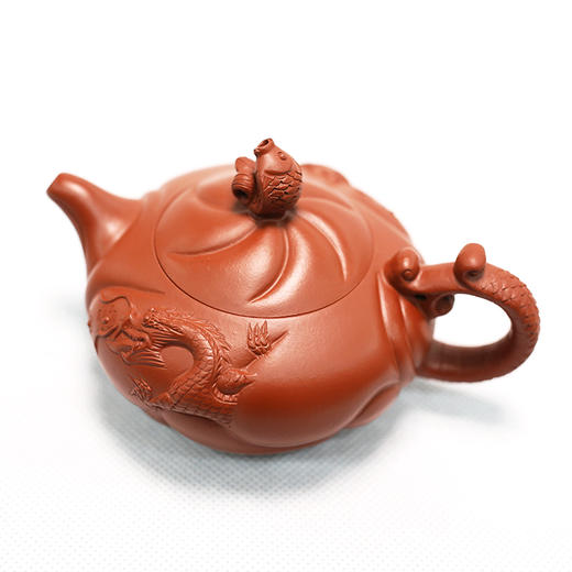 【鲤鱼跃龙门】--手工紫砂壶 商品图0