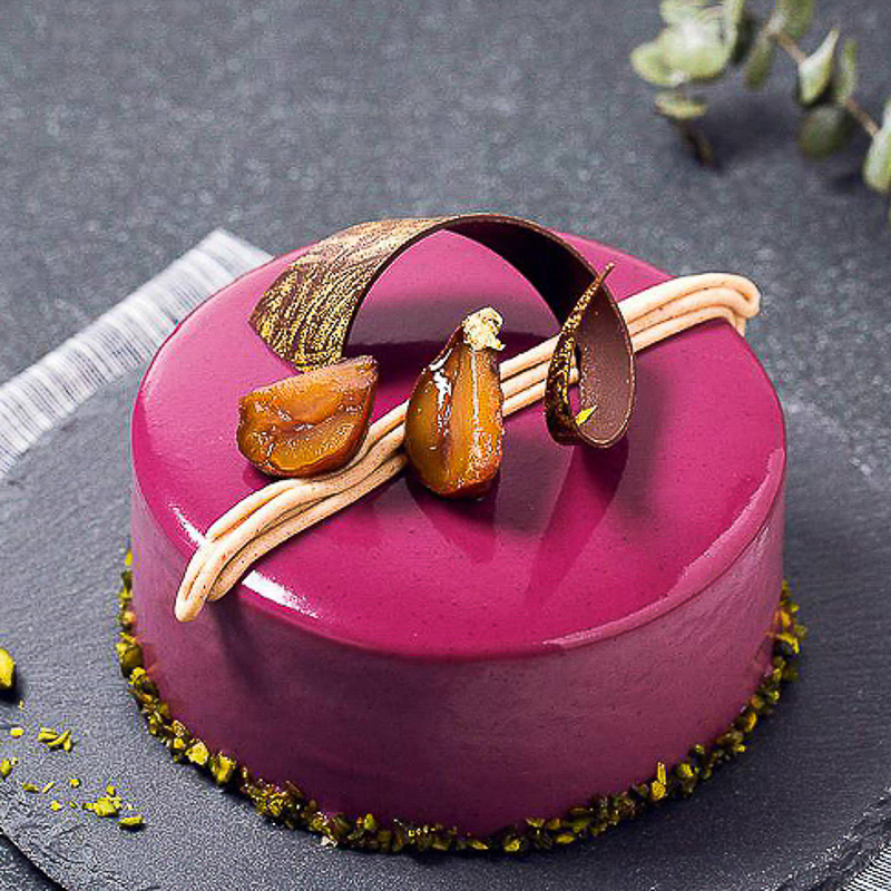 黑加仑栗子慕斯Blackcurrant Chestnut Mousse