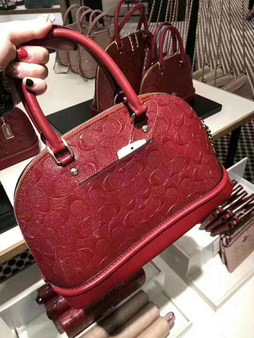 新款！Coach outlet 浮雕logo小号贝壳包 商品图5