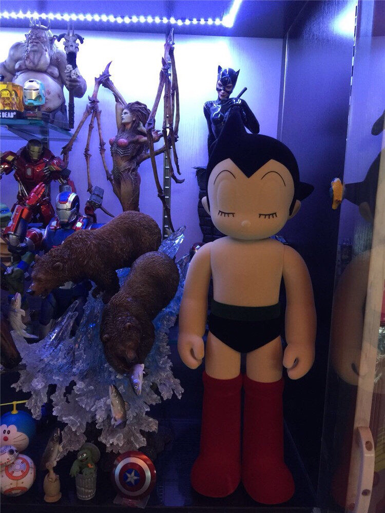astro boy 铁臂阿童木 休眠版 60厘米高 植绒玩具