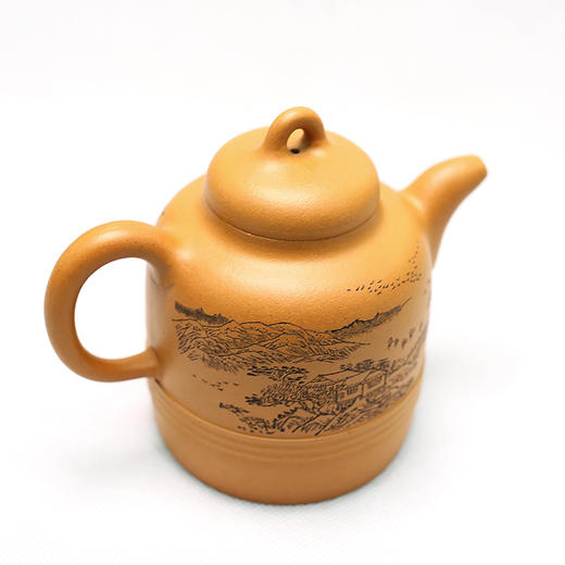 【钟意壶】黄金段泥-大品-吴秋平大师手工紫砂壶 商品图1