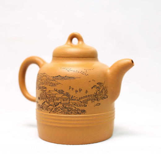 【钟意壶】黄金段泥-大品-吴秋平大师手工紫砂壶 商品图0