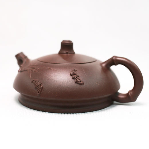 【半月壶】竹韵壶---范锡军大师手工紫砂壶 商品图1