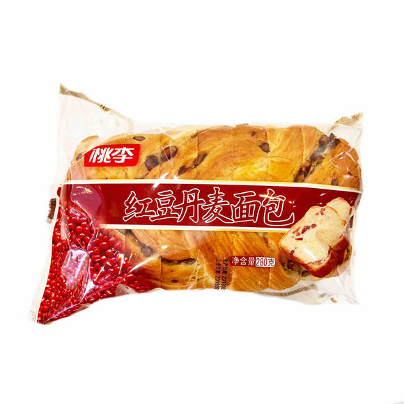 桃李红豆丹麦面包280g
