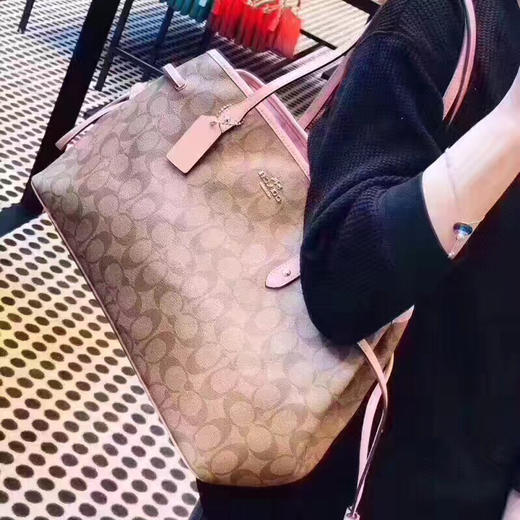 降价！coach 大号鲶鱼包老花色全 商品图9