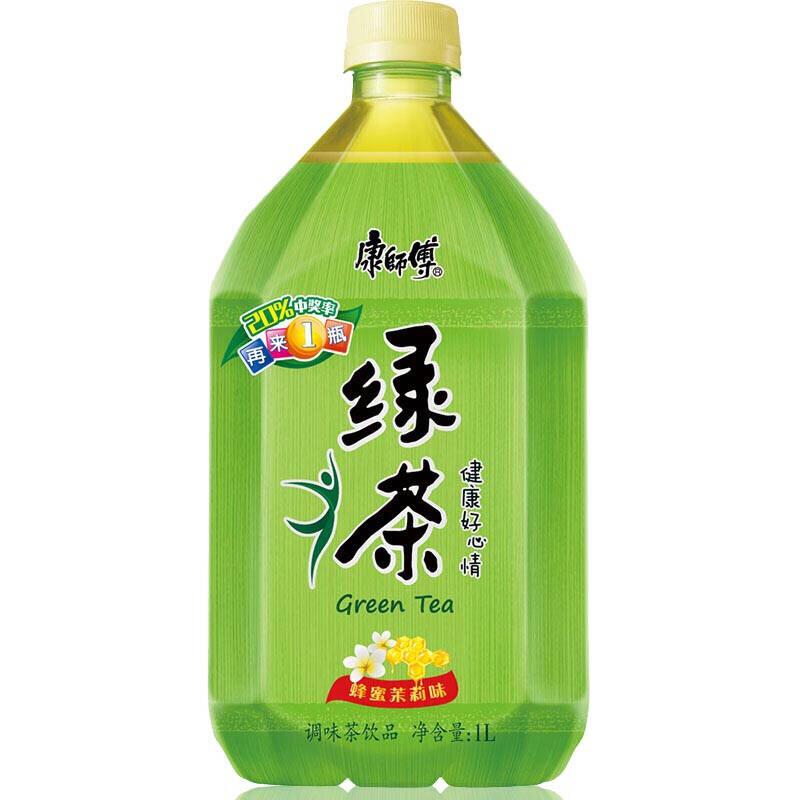 康师傅绿茶蜂蜜茉莉味1l $4.00                           运费: $0.