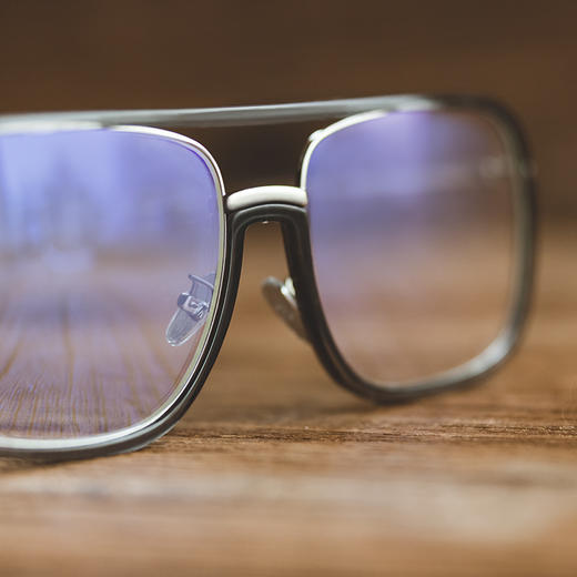 马登工装 复古平光装饰眼镜经典大框透明蛤蟆镜 商品图4