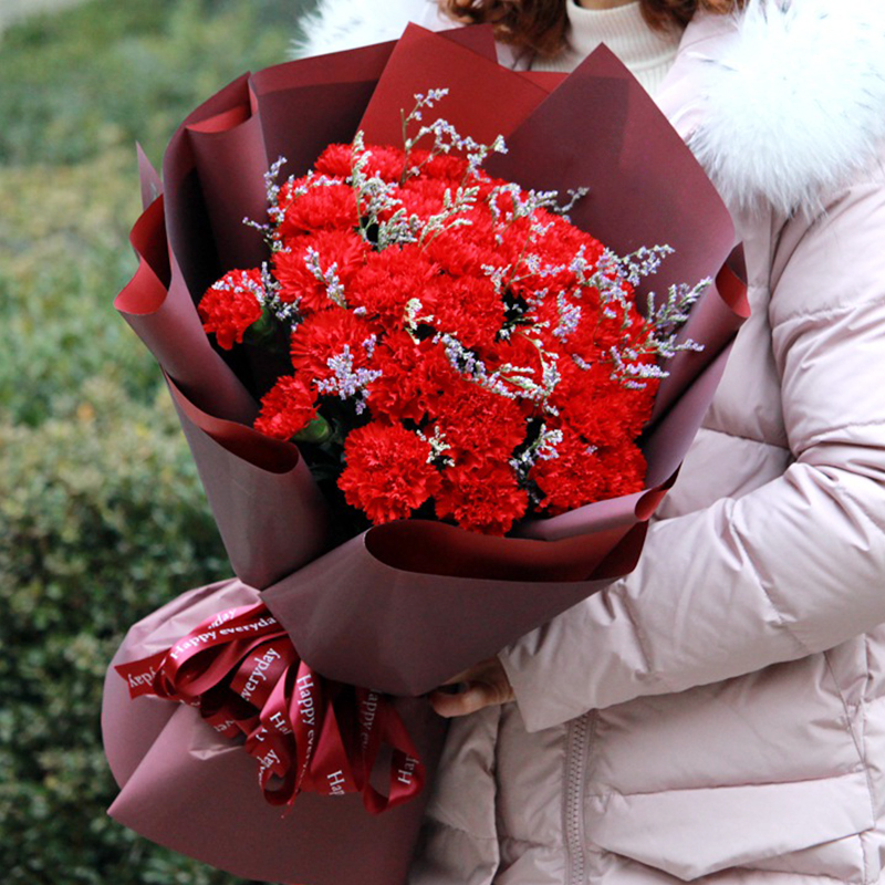 妇女节 长辈 母亲生日鲜花速递康乃馨花束同城花店送花