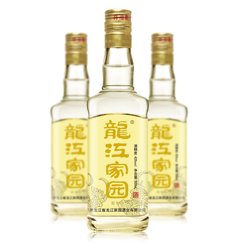 【酒厂自营】东北酒 龙江家园 42度 500ml*12 整箱装