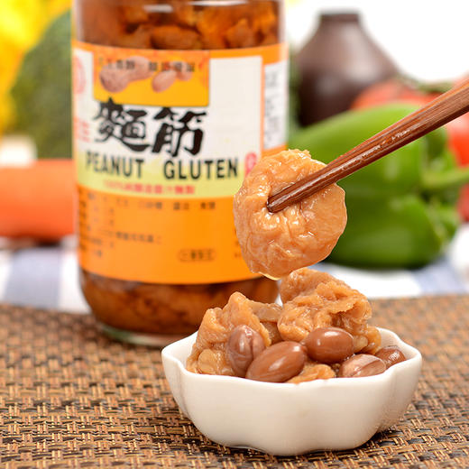 银虎金兰花生面筋罐头396g 商品图1